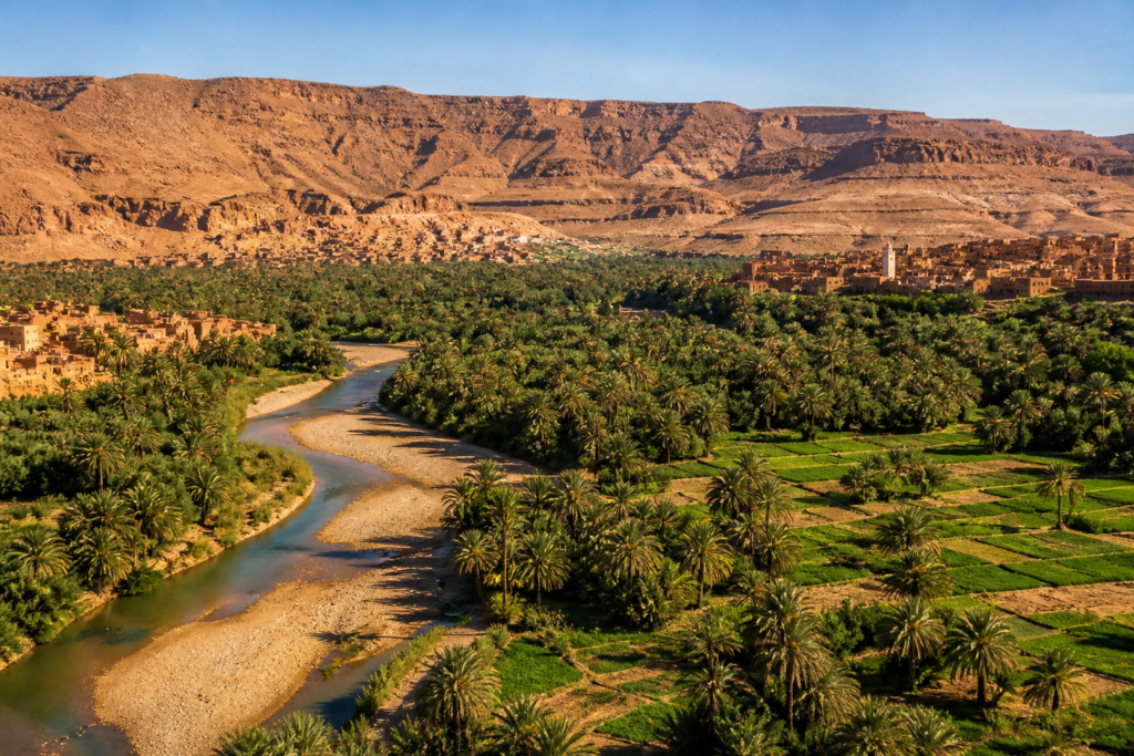 Ziz Valley palm grove Morocco