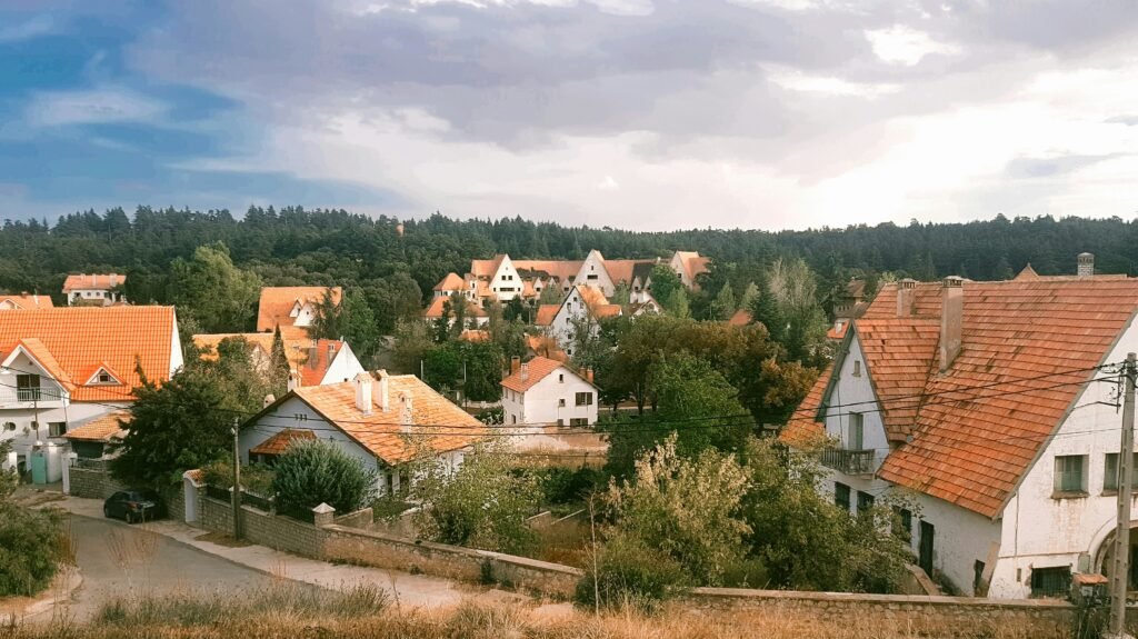 swiss-style houses in ifrane, Morocco